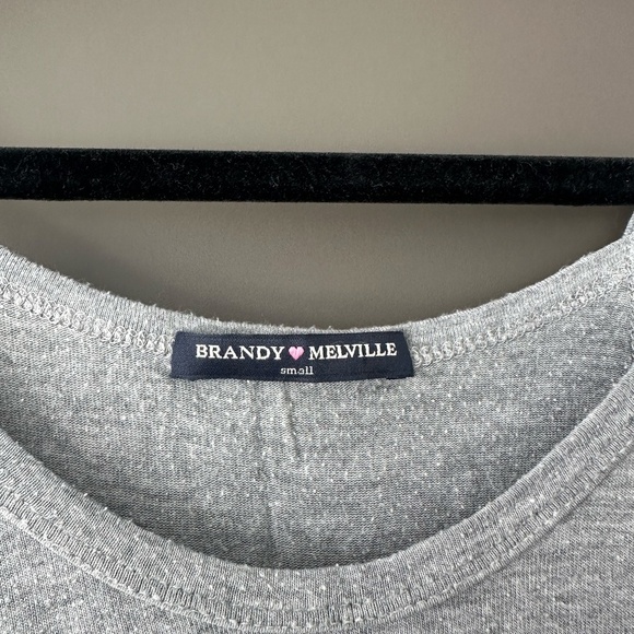 Brandy Melville Grey Spaghetti Strap Tank - Picture 4 of 6